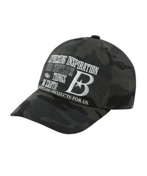 B LOGO 볼캡 [블랙 카모]