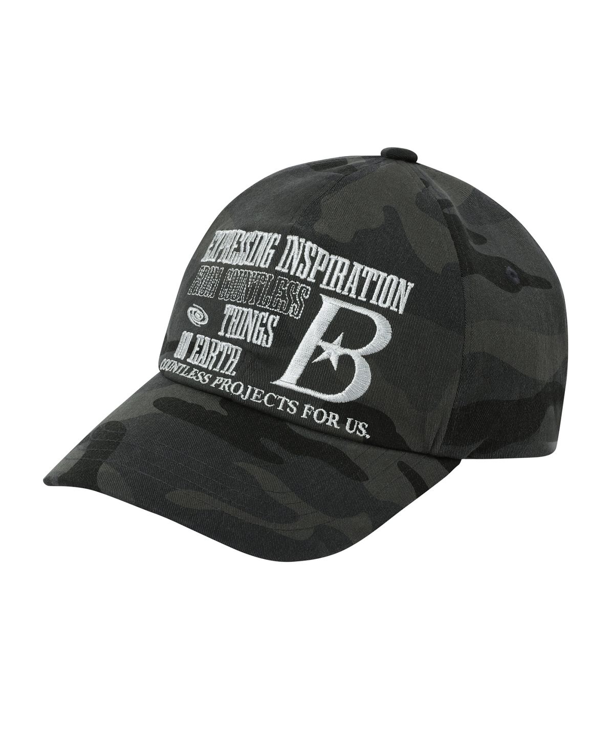 바우프(BAUF) B LOGO 볼캡 [블랙 카모]