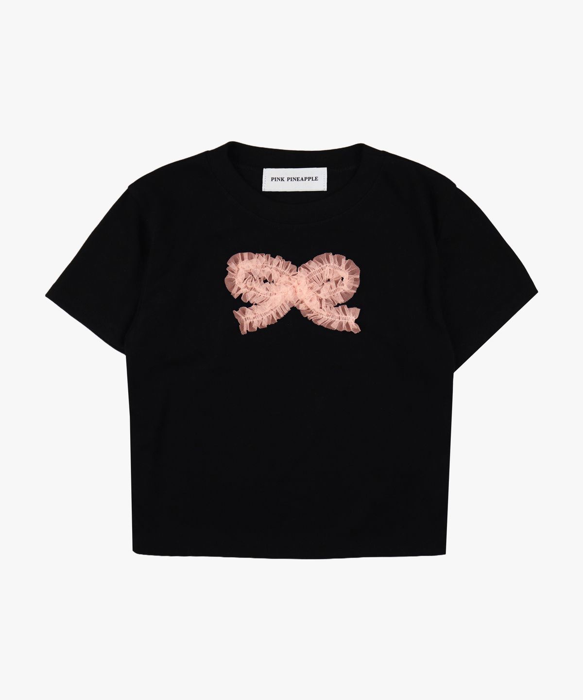 핑크파인애플(PINK PINEAPPLE) LOVING RIBBON TS_BLACK