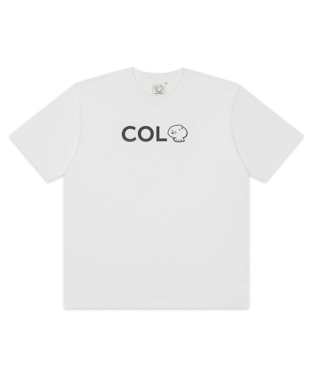 컬러블라인드(COLORBLIND) 콜 반팔티셔츠 화이트