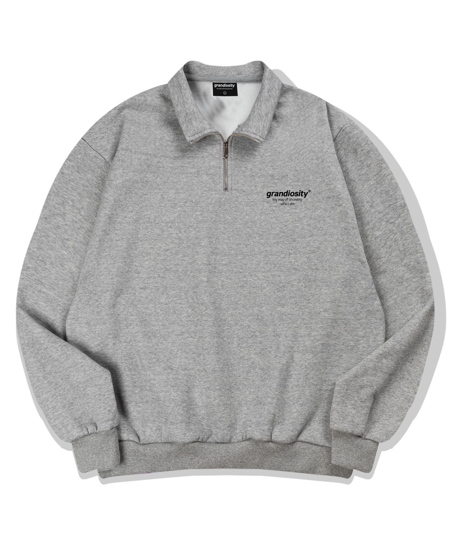 トップス [IGUSA] PATCH SWEATSHIRT (GRAY) Patch Sweatshirt (Gray) – Igusa