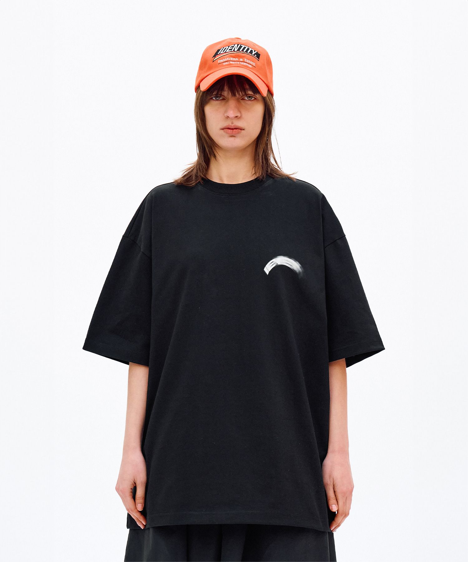 MUSINSA | IEY MOTION BACK LOGO T-SHIRT Black