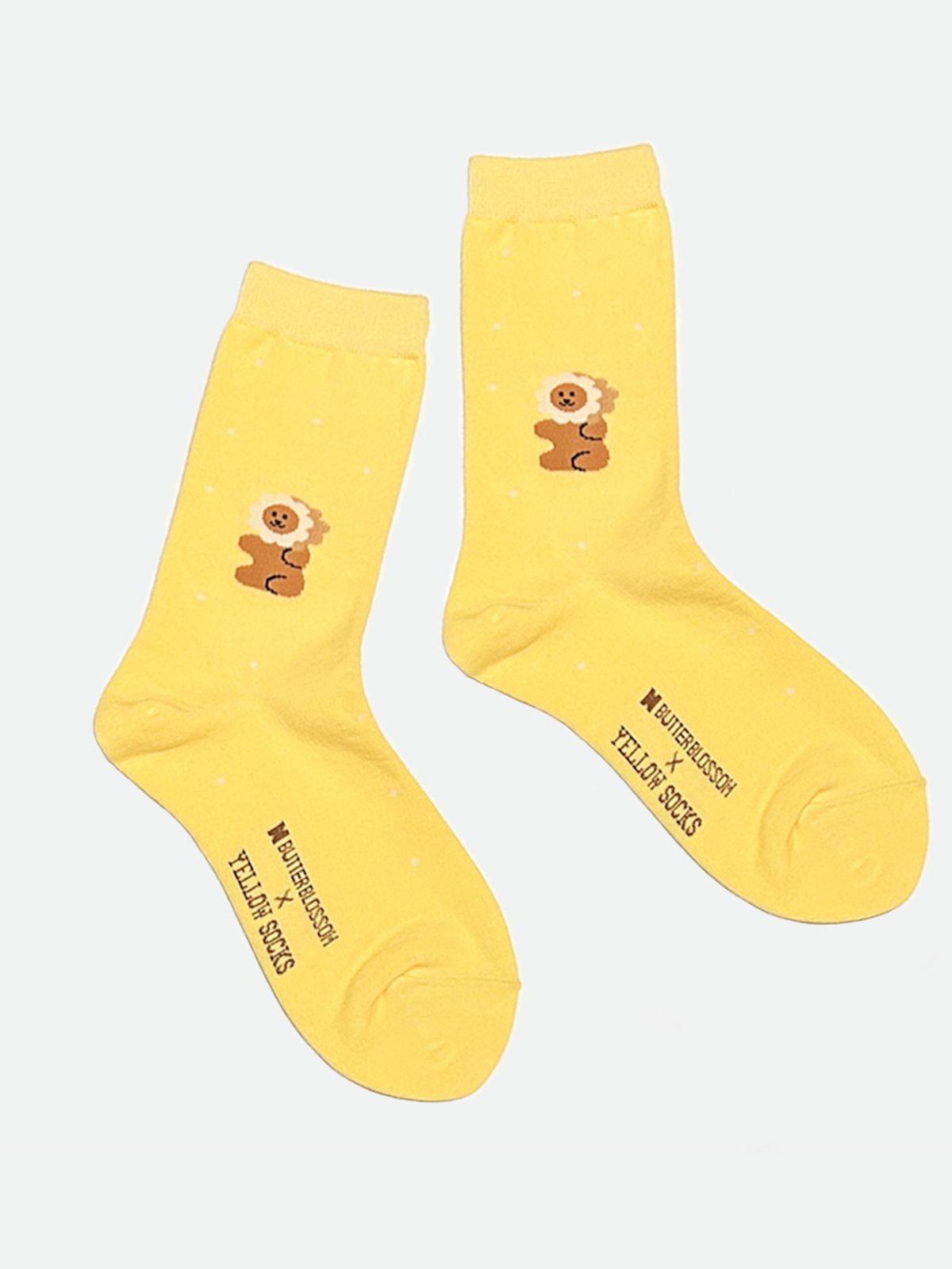 옐로우삭스(YELLOWSOCKS) [옐로우삭스X버터블라썸] 초코릿 베어 옐로우