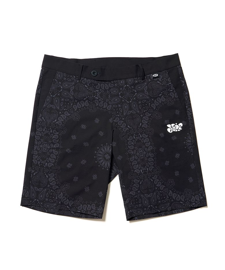 YORF SHORTS PAISLEY BLACK