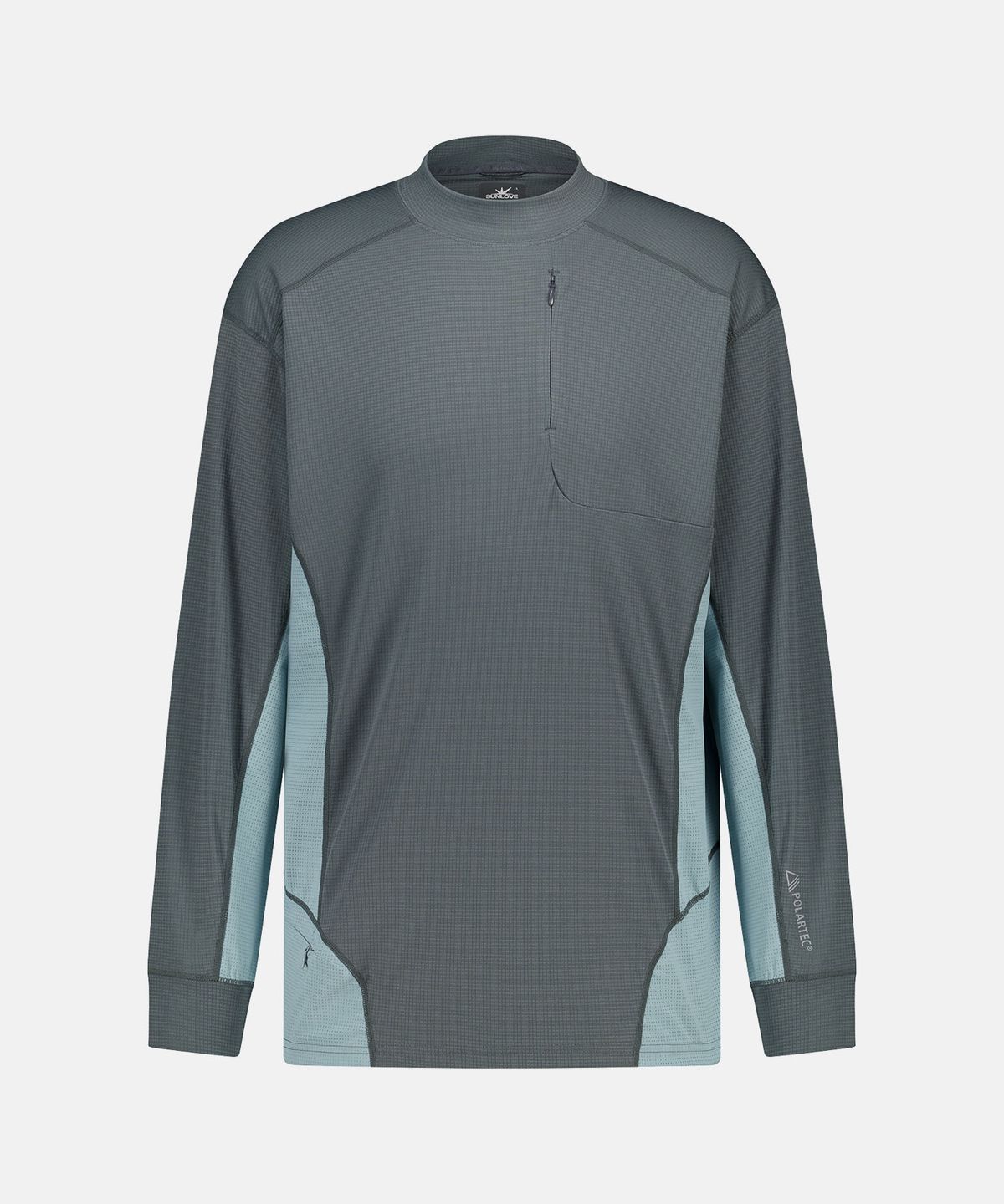 썬러브투어(SUNLOVETOUR) Polartec® Delta Mockneck L/S Tee Charcoal