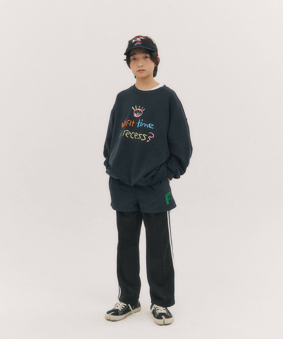 프리제(FRISE) 레이어드팬츠_네이비_키즈