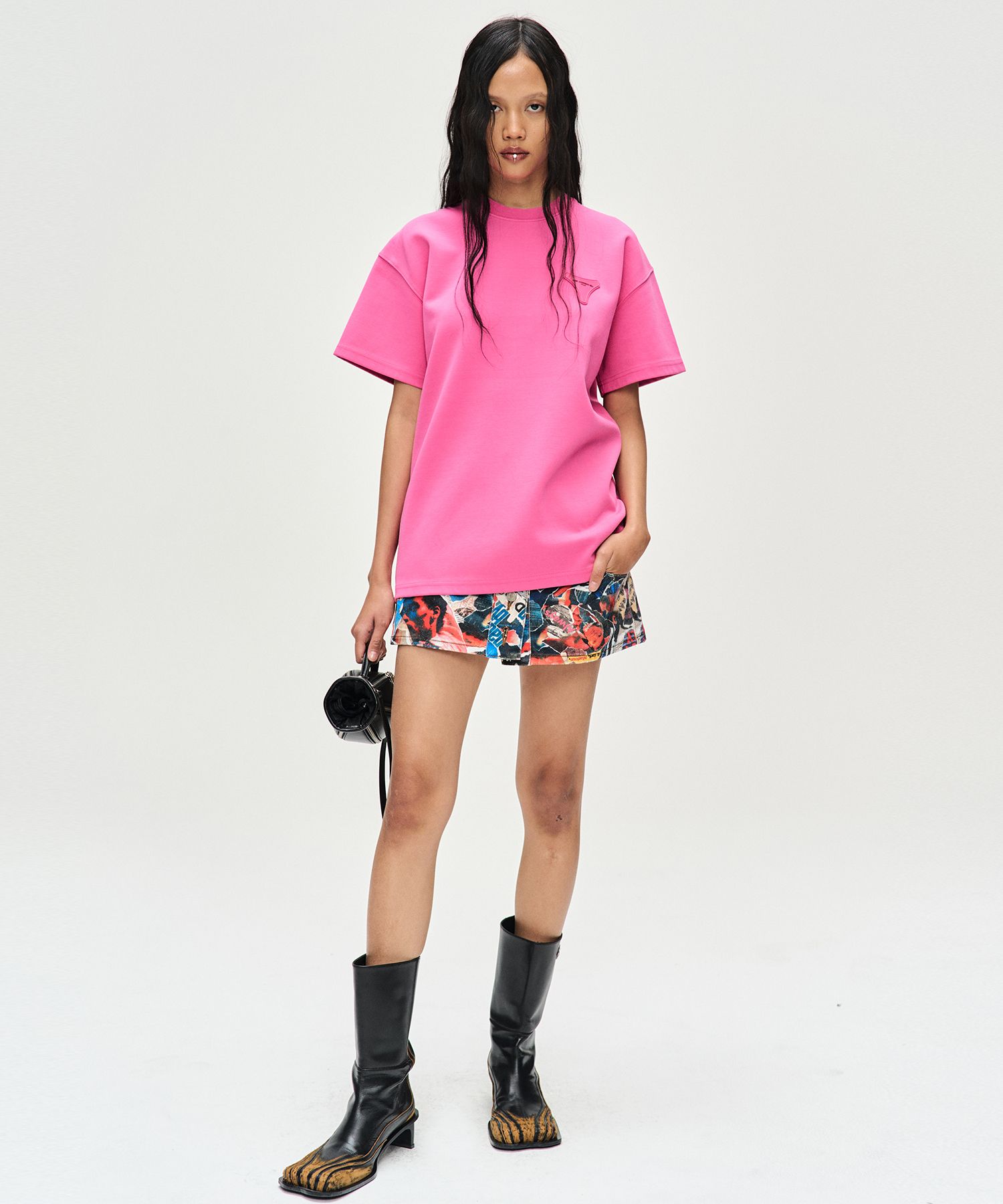 ★ANDERSSON BELL★ Magazine Printed Layered Mini Skirt apa70 MUSINSA | ANDERSSON BELL FOR WOMEN Magazine Printed Layered
