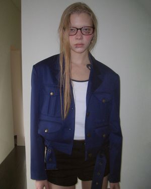 ROYAL NAVY BELTED JACKET