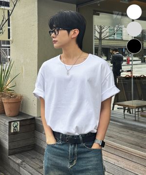 [2PACK] BASIC U NECK