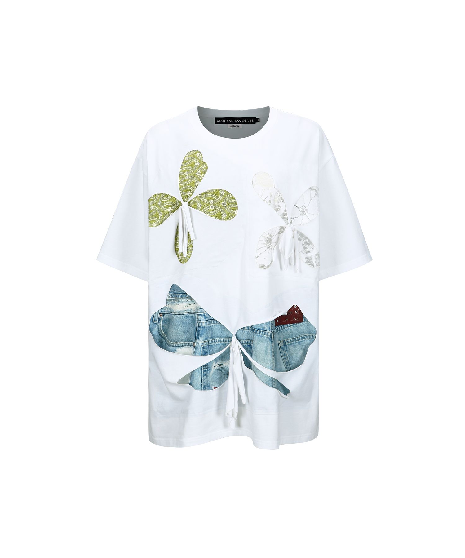 ■ANDERSSON BELL■ Kyra Blooming Fabric Flower T-Shirt atb11 MUSINSA | ANDERSSON BELL FOR WOMEN Kaira Blooming Fabric