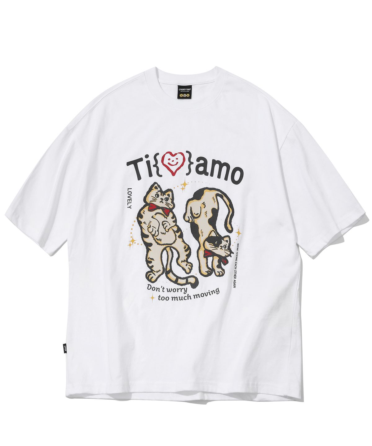 꼼파뇨(CPGN STUDIO) Tiamo Lovely 반팔티 화이트