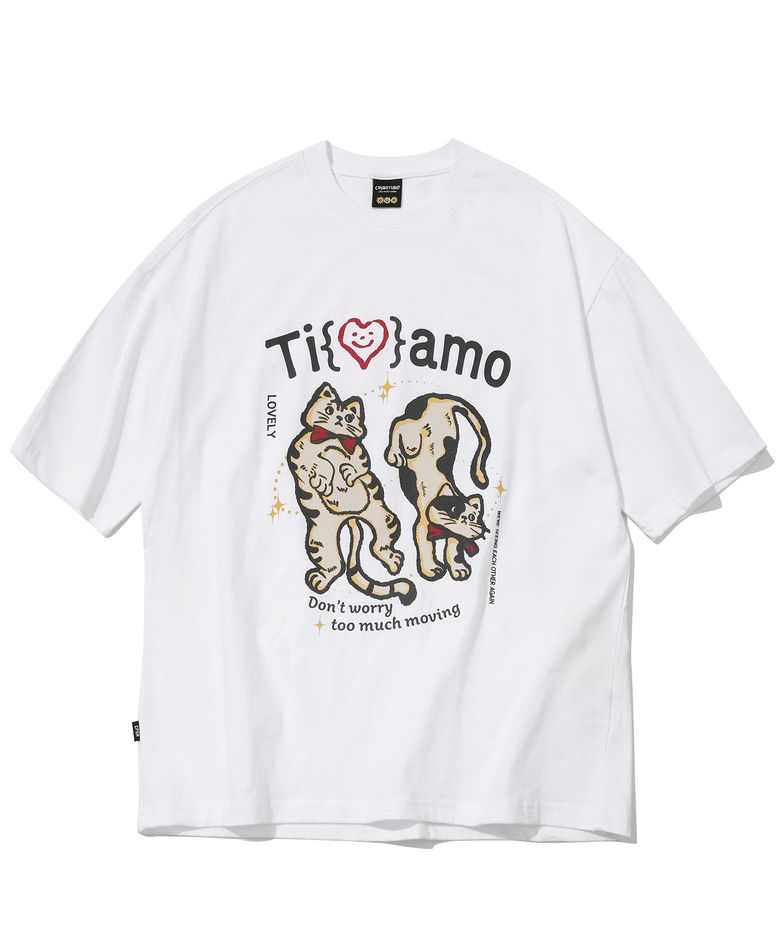 Tiamo Lovely 반팔티 화이트
