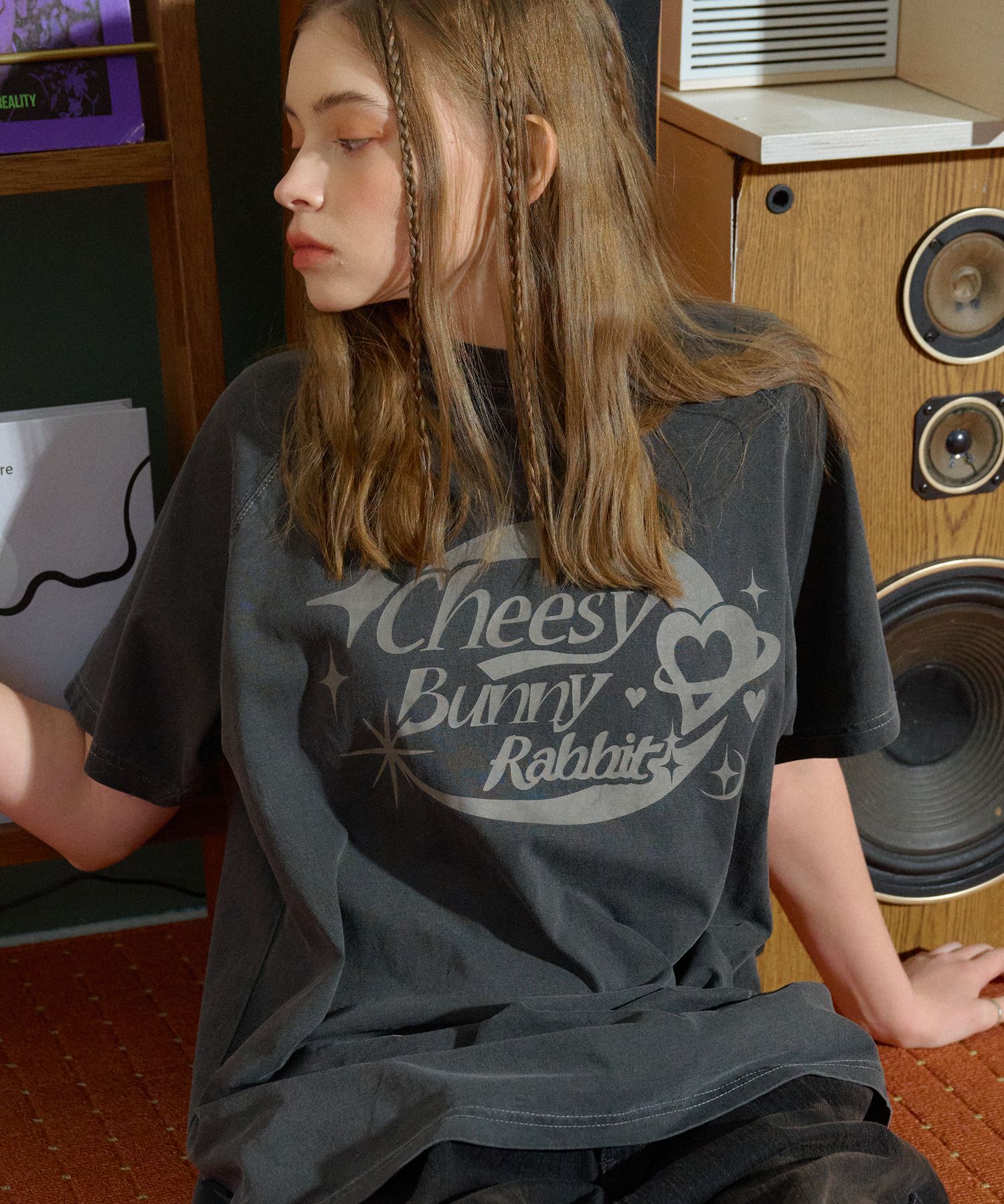 【CPGN STUDIO】24SS★ Cheese Bunny Raglan Pigment S/Sleeve T Psycho Bunny Lenox Graphic Tee B6U174B2TS (Fresh Drop) | eBay