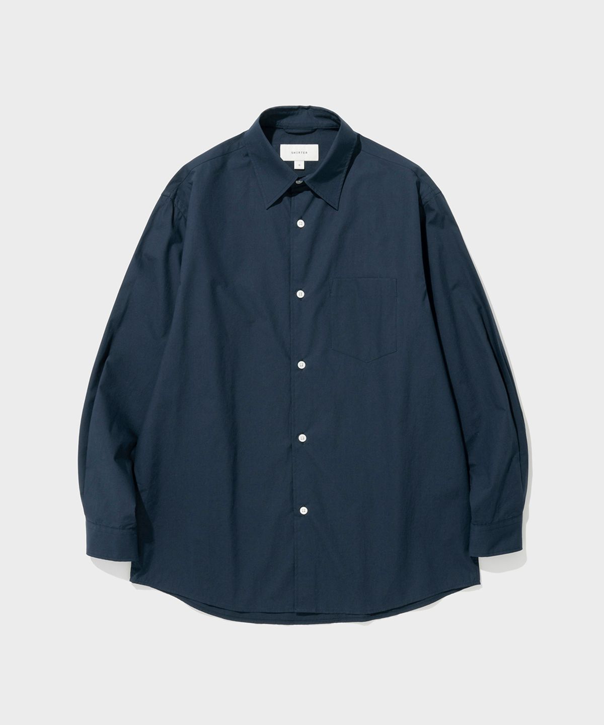 셔터(SHIRTER) [UNISEX] STABLE SHIRT (NAVY)