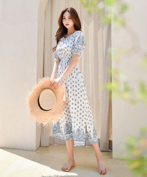 반다나태슬 원피스