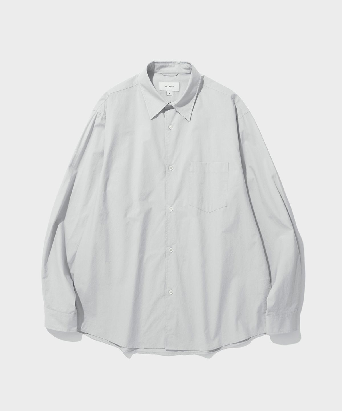 셔터(SHIRTER) [UNISEX] STABLE SHIRT (SILVER)