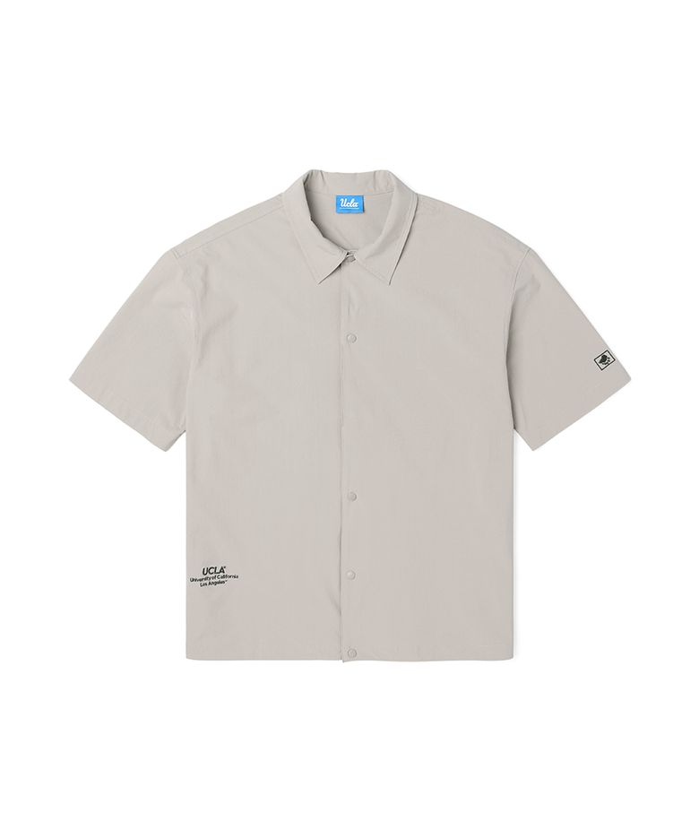 남녀공용 화섬 히든 포켓 셔츠[LT-BEIGE](UA4SS83_23)