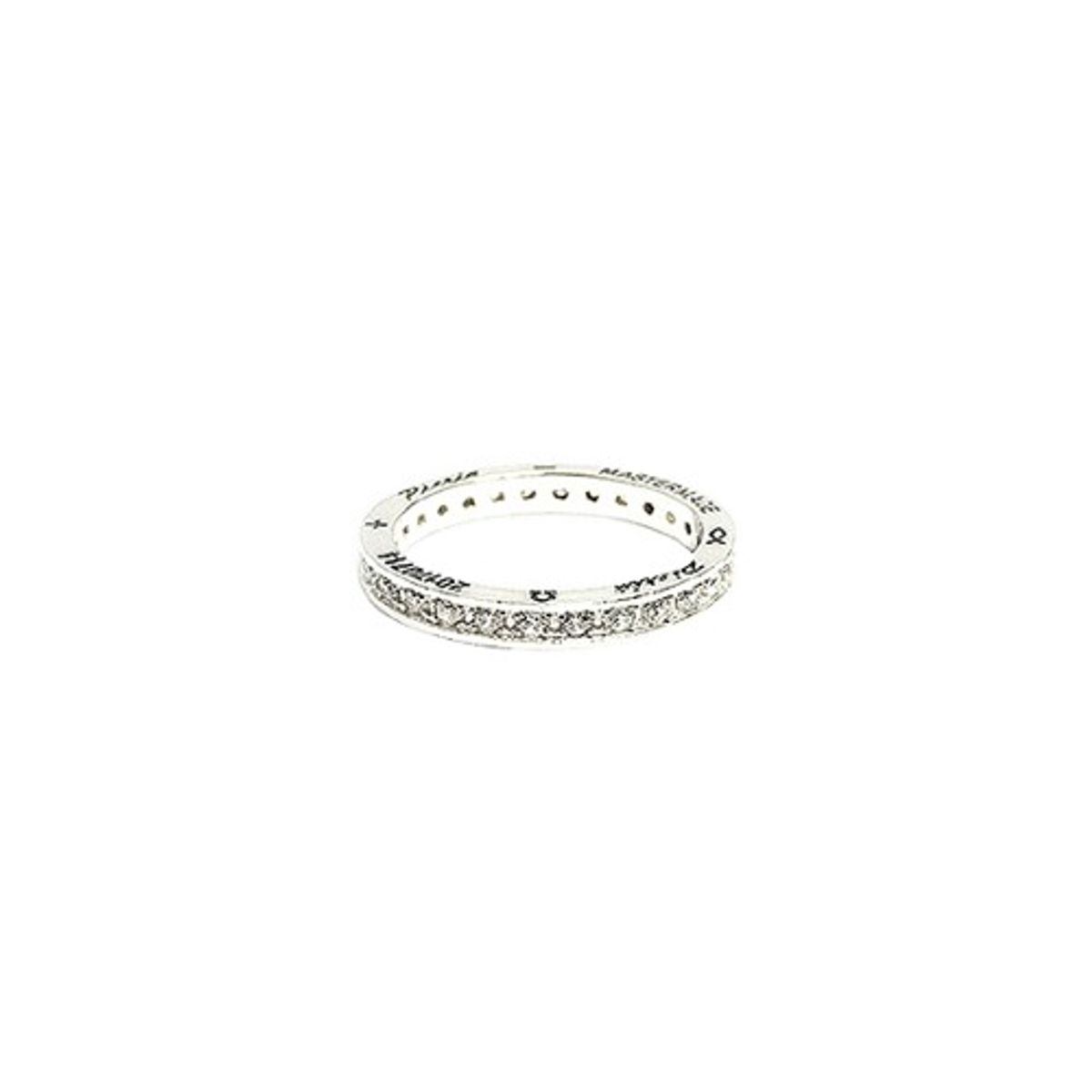 프리카 주얼리(FRICA JEWELRY) 인그레이빙 스톤 링 (화이트)
