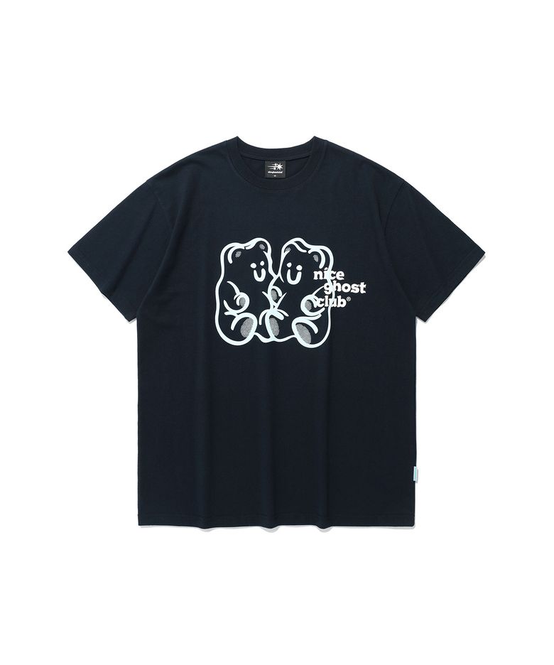 GUMMY BEAR&LOGO TEE_NAVY(NG2EMUT501A)