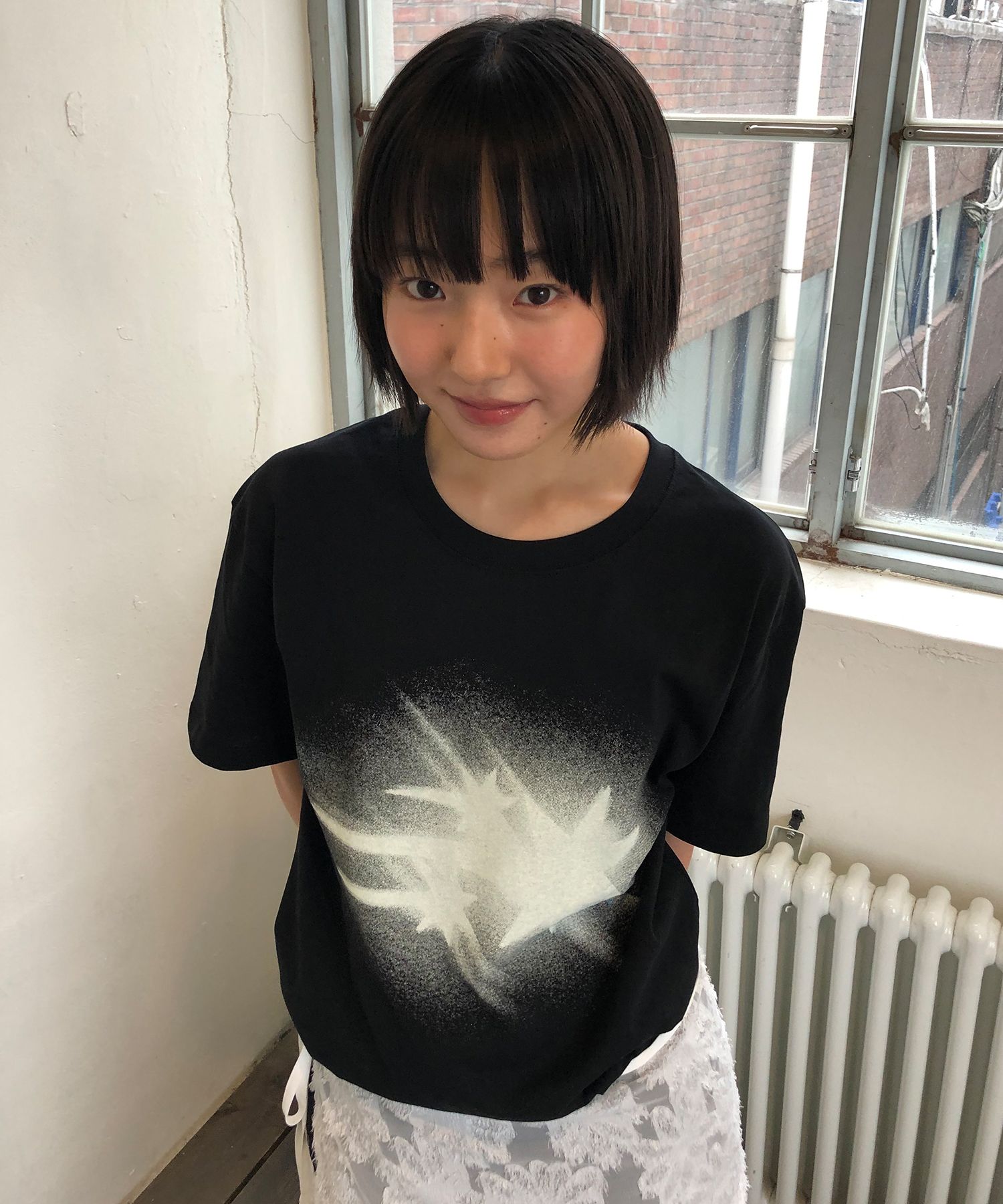 MUSINSA公式 | NICE GHOST CLUB MOVING SYMBOL TEE_BLACK
