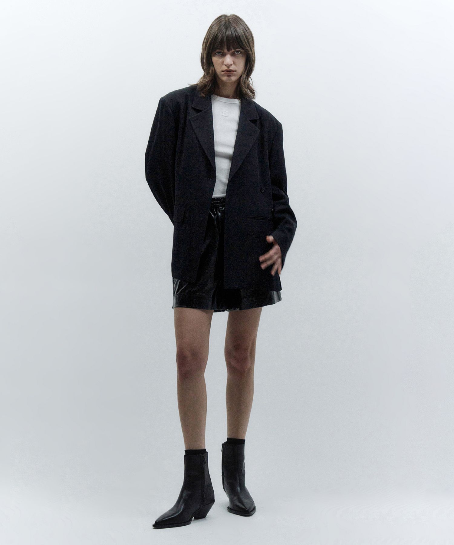 【INSILENCE】SOFT TWIST BLAZER / BLACK MUSINSA | INSILENCE WOMEN SOFT TWIST BLAZER BLACK