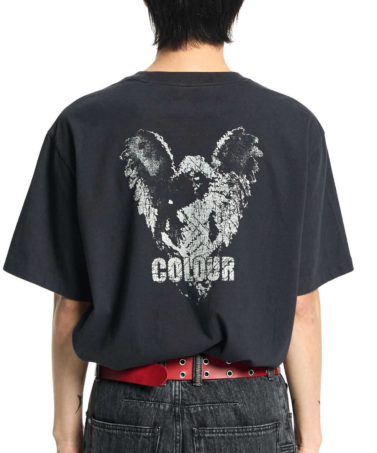 본바트(VONVAT) Back Graphic Washed Short Sleeve