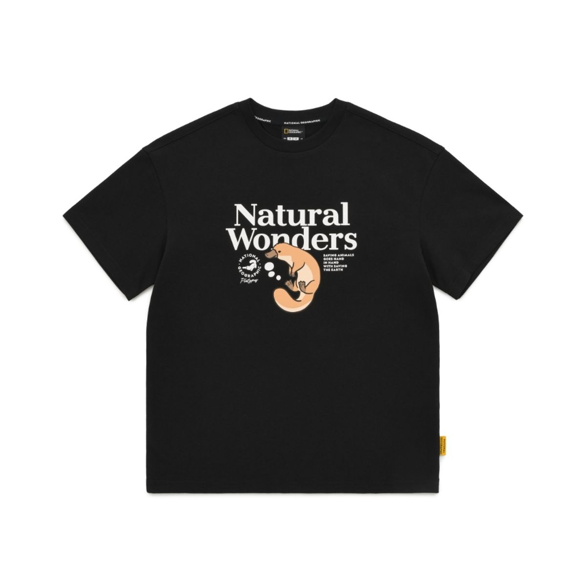 내셔널지오그래픽 키즈(NATIONAL GEOGRAPHIC KIDS) K242UTS720 미니미 반팔티-2 CARBONBLACK