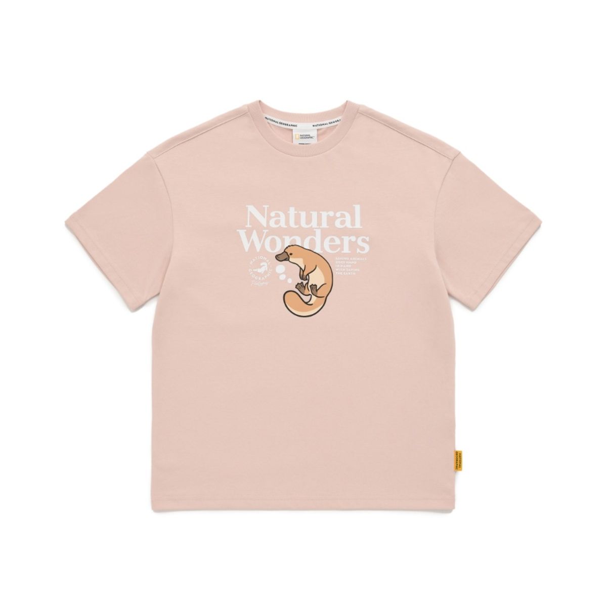 내셔널지오그래픽 키즈(NATIONAL GEOGRAPHIC KIDS) K242UTS720 미니미 반팔티-2 PINK