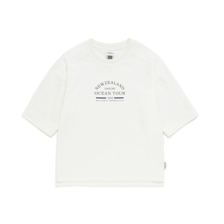 K242UTS990 수피마 7부 반팔 WHITE
