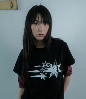 ANIME STAR TEE_BLACK(NG2EMFT580A)