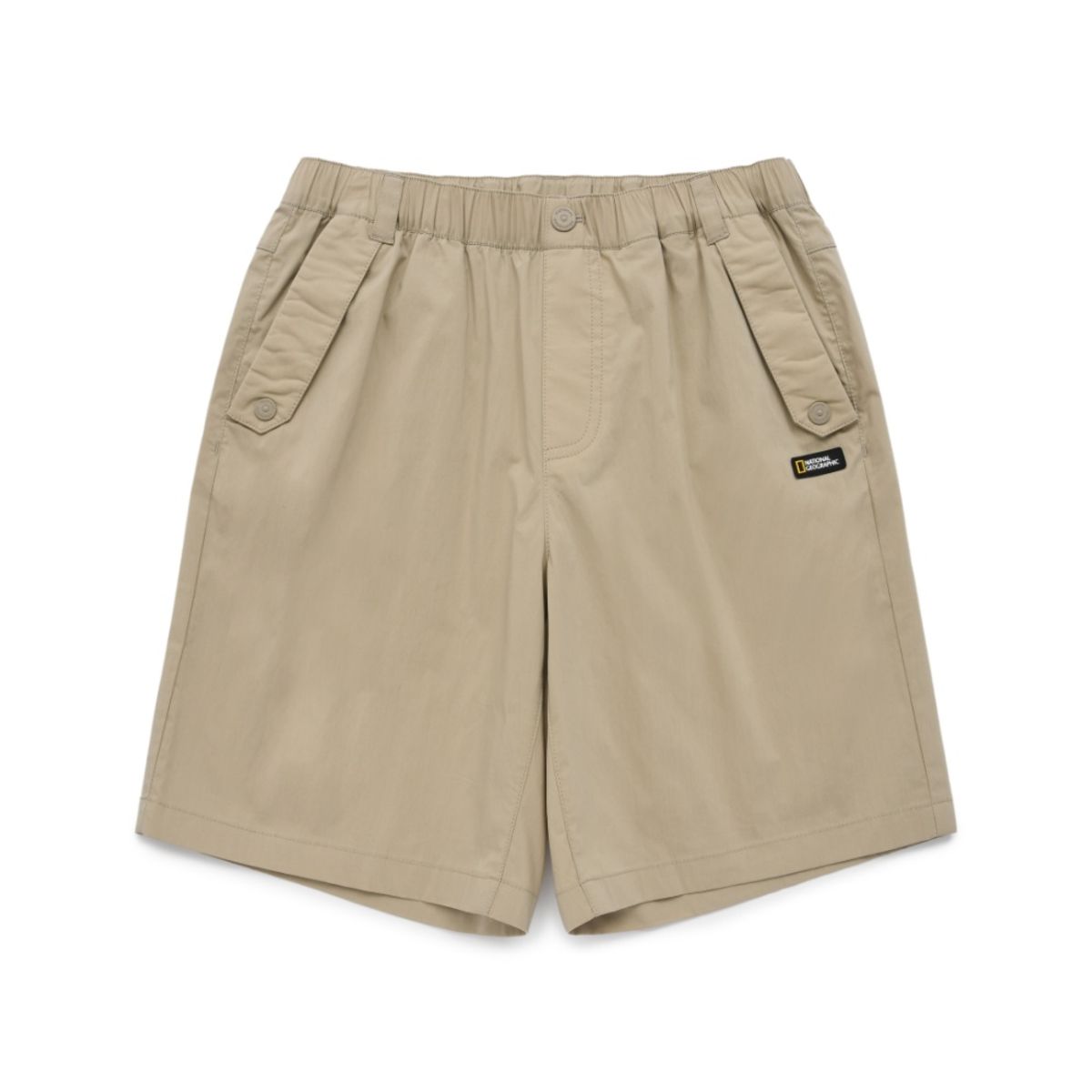내셔널지오그래픽 키즈(NATIONAL GEOGRAPHIC KIDS) K242UHP940 면스판 5부 반바지 BEIGE