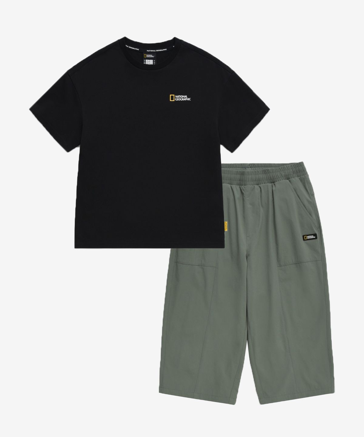 내셔널지오그래픽 키즈(NATIONAL GEOGRAPHIC KIDS) K242UPB920 7부 상하세트 CARBONBLACK