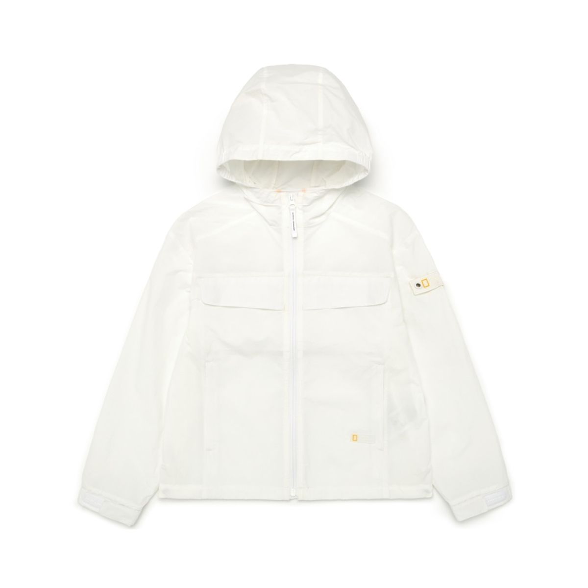 내셔널지오그래픽 키즈(NATIONAL GEOGRAPHIC KIDS) K242GJK910 여아 올라운드 경량 바람막이 점퍼 WHITE