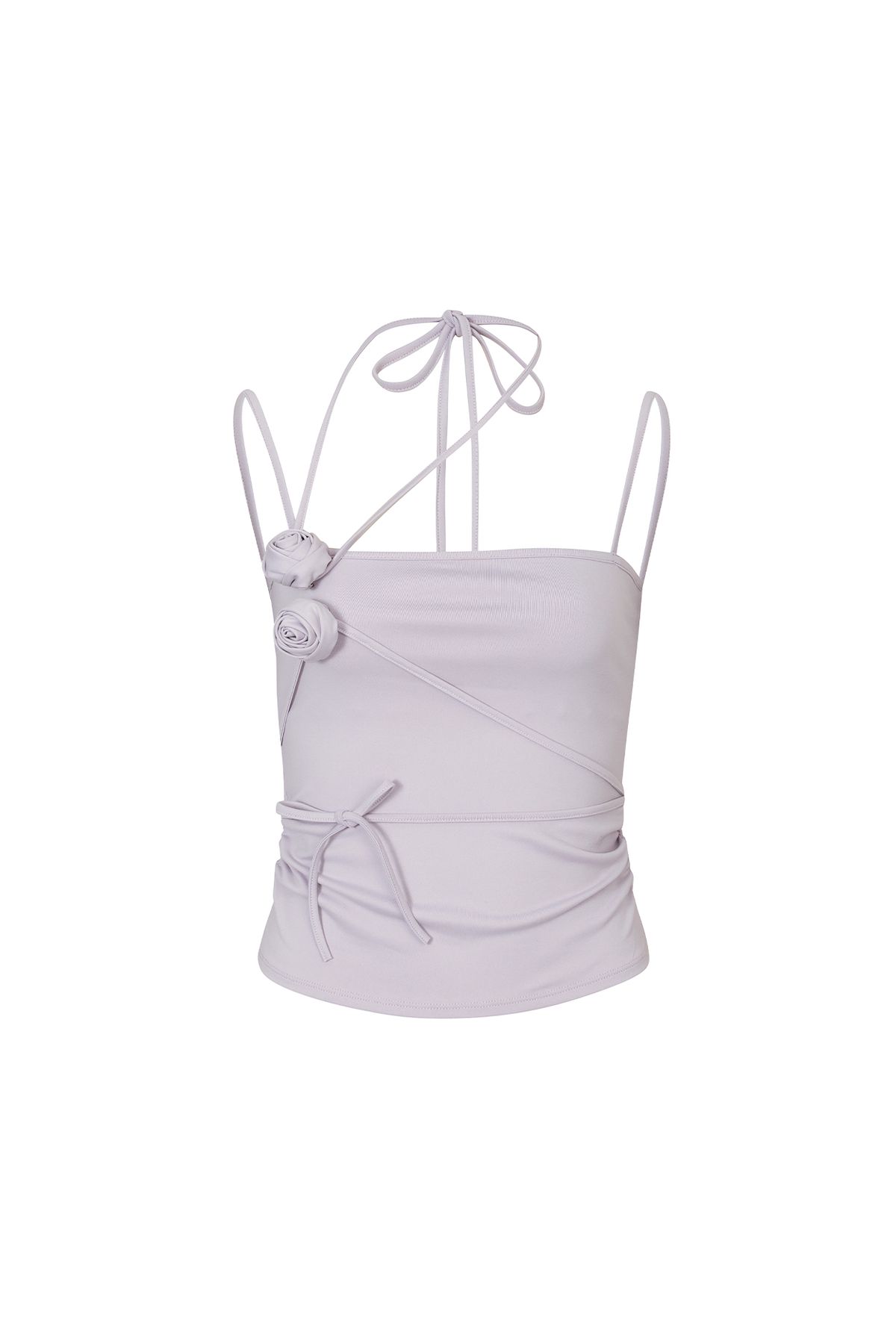 페인오어플레져(PAINORPLEASURE) ROSE CORSAGE SLEEVELESS purple