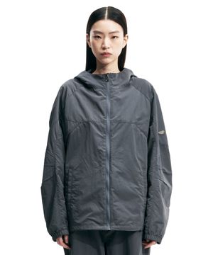 LEAF VENTILATION WINDBREAKER (CHARCOAL)