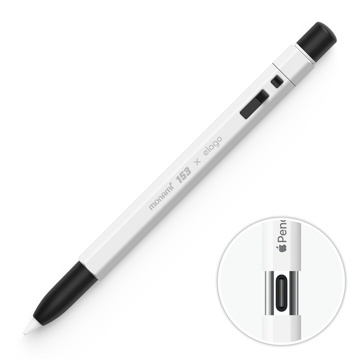 엘라고(ELAGO) 모나미 애플펜슬 USB-C 실리콘 케이스