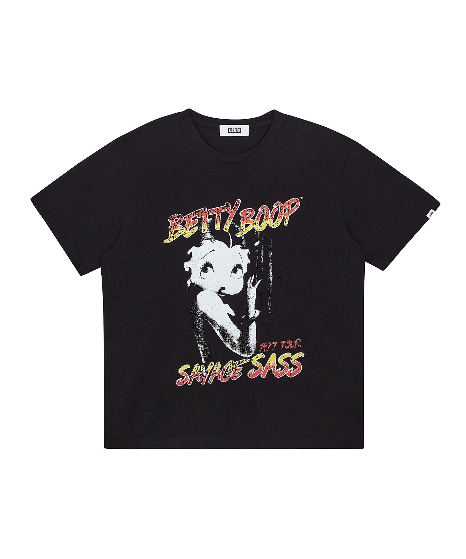 Tシャツ・カットソー ULKIN CANVAS Erkin X Betty Boop Glamour Short Sleeve T-Shirt MUSINSA | ULKIN CANVAS [ULKIN X Betty Boop] Glamour Short