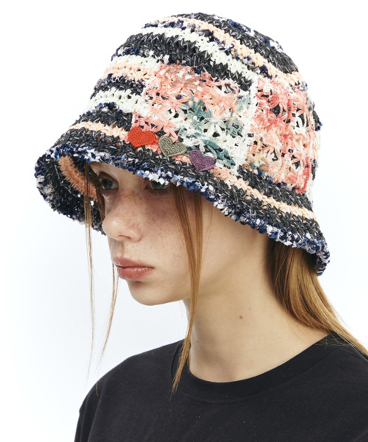 그레이티스트(THE GREATEST) Navy Stripe Bucket