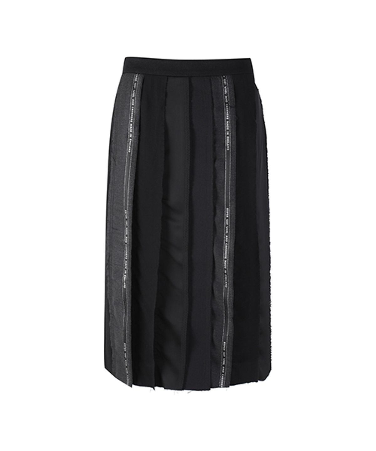 래코드(RECODE) Selvedge Patch Work H-line skirt_RQKAS24533BKX