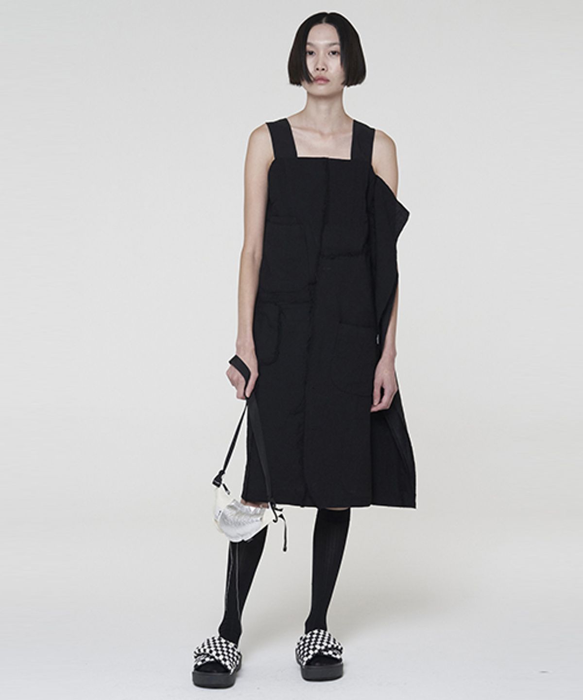 래코드(RECODE) Puzzle Selvedge Dress_RQDAS24542BKX