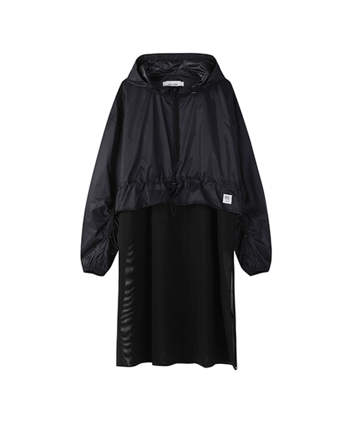 래코드(RECODE) Crop Anorak Mesh Jumper_RQUAS24504BKX