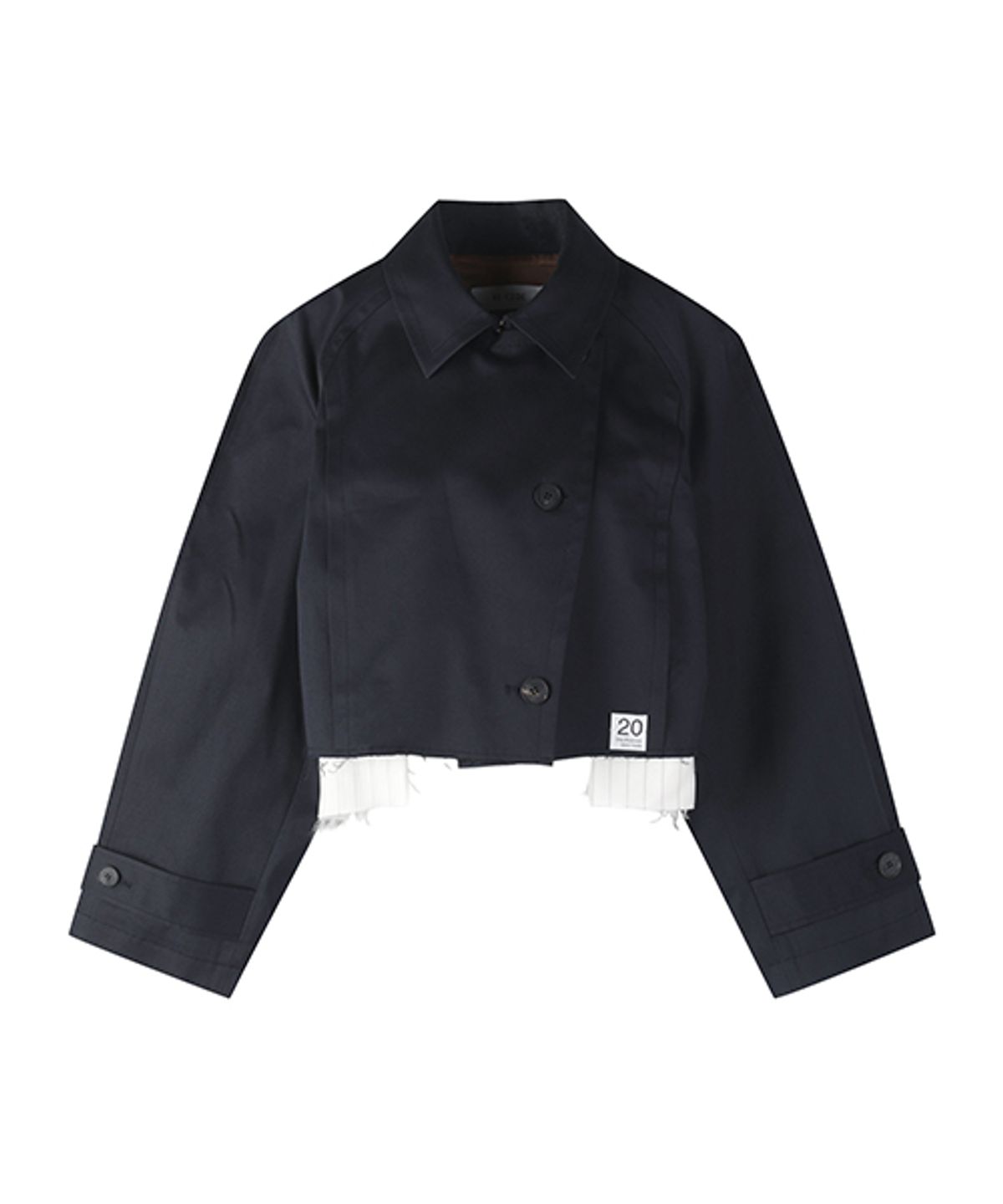 래코드(RECODE) Trench Coat Cropped Jacket_RQJAS24501NYX