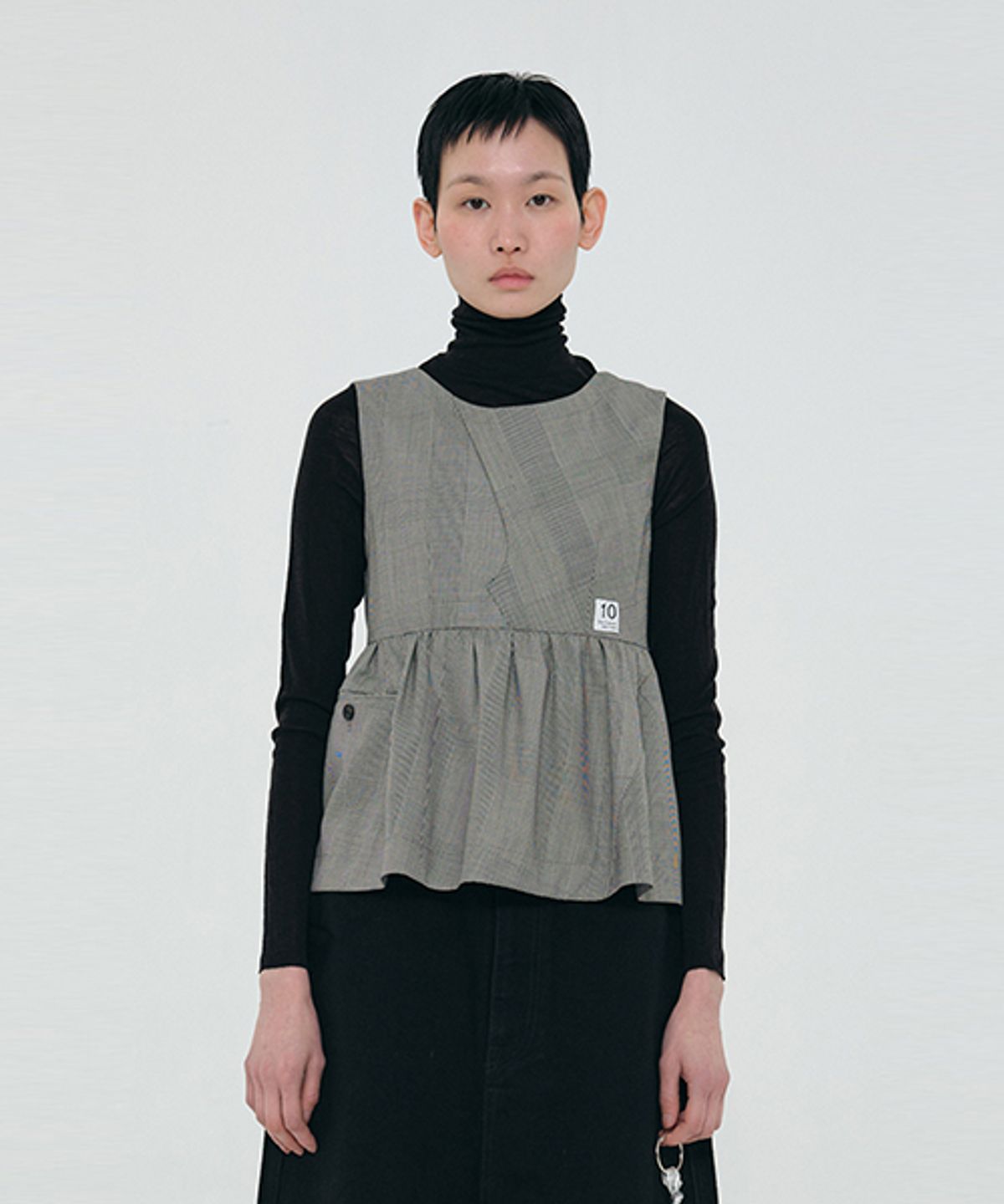 래코드(RECODE) Plum Sleeveless Top_R0SAS24203GYX