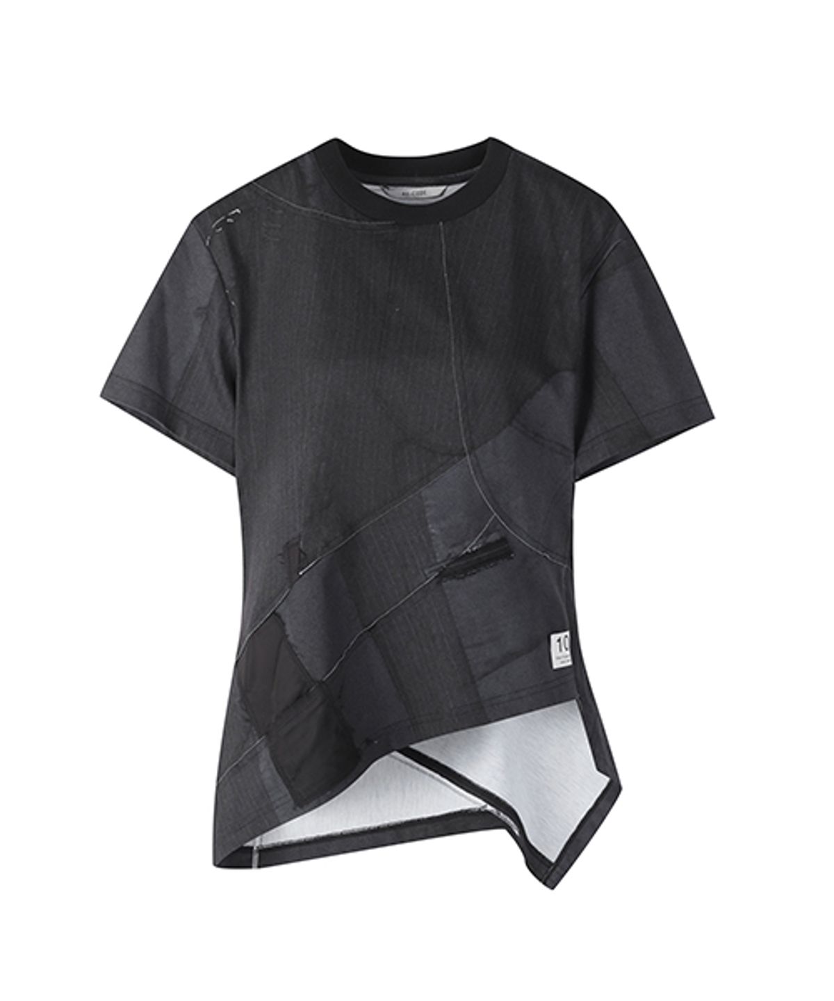 래코드(RECODE) Puzzle Jersey Top_RJTAM24524BKX