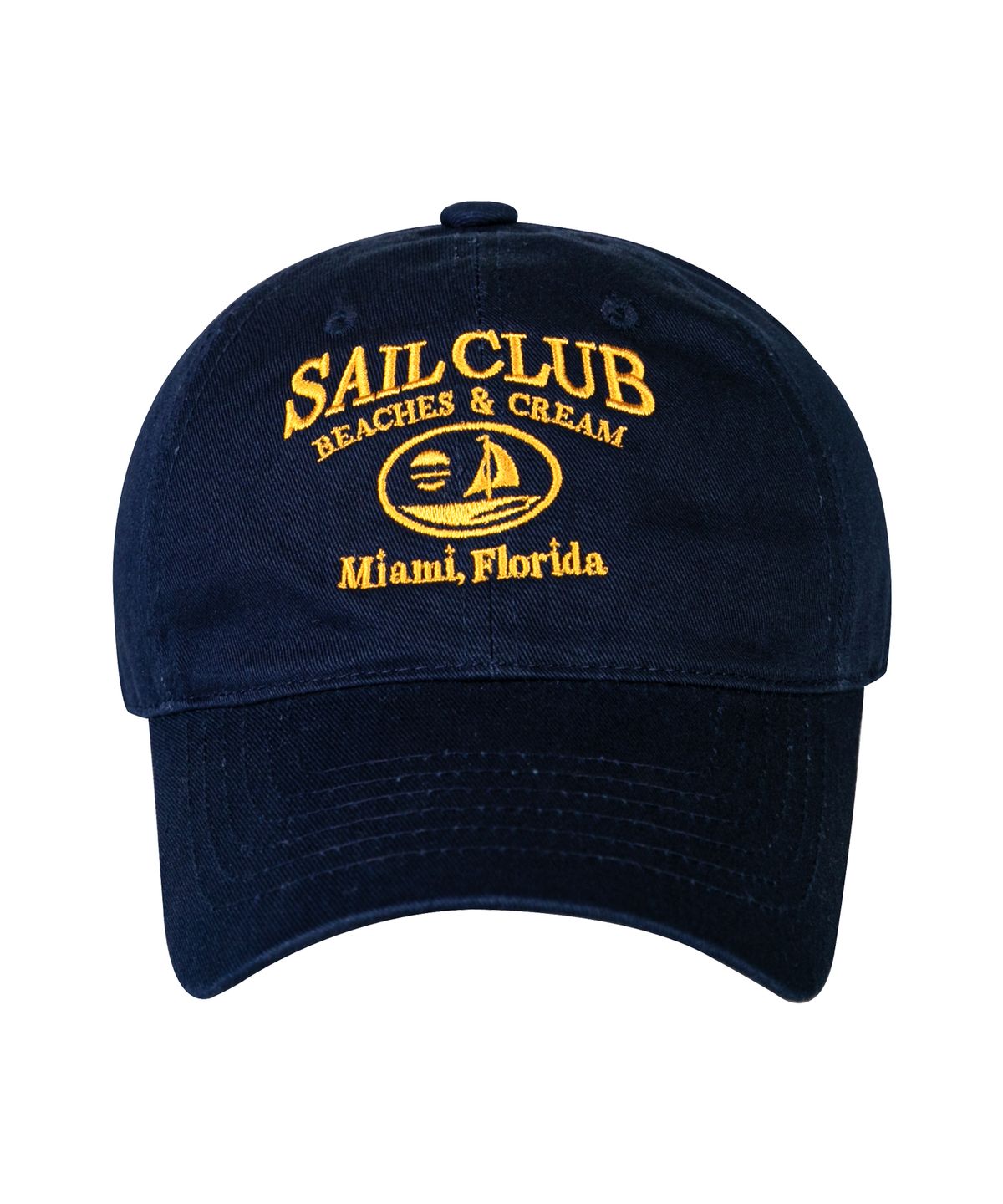 비치스앤크림(BEACHESANDCREAM) SAIL CLUB BALL CAP-NAVY