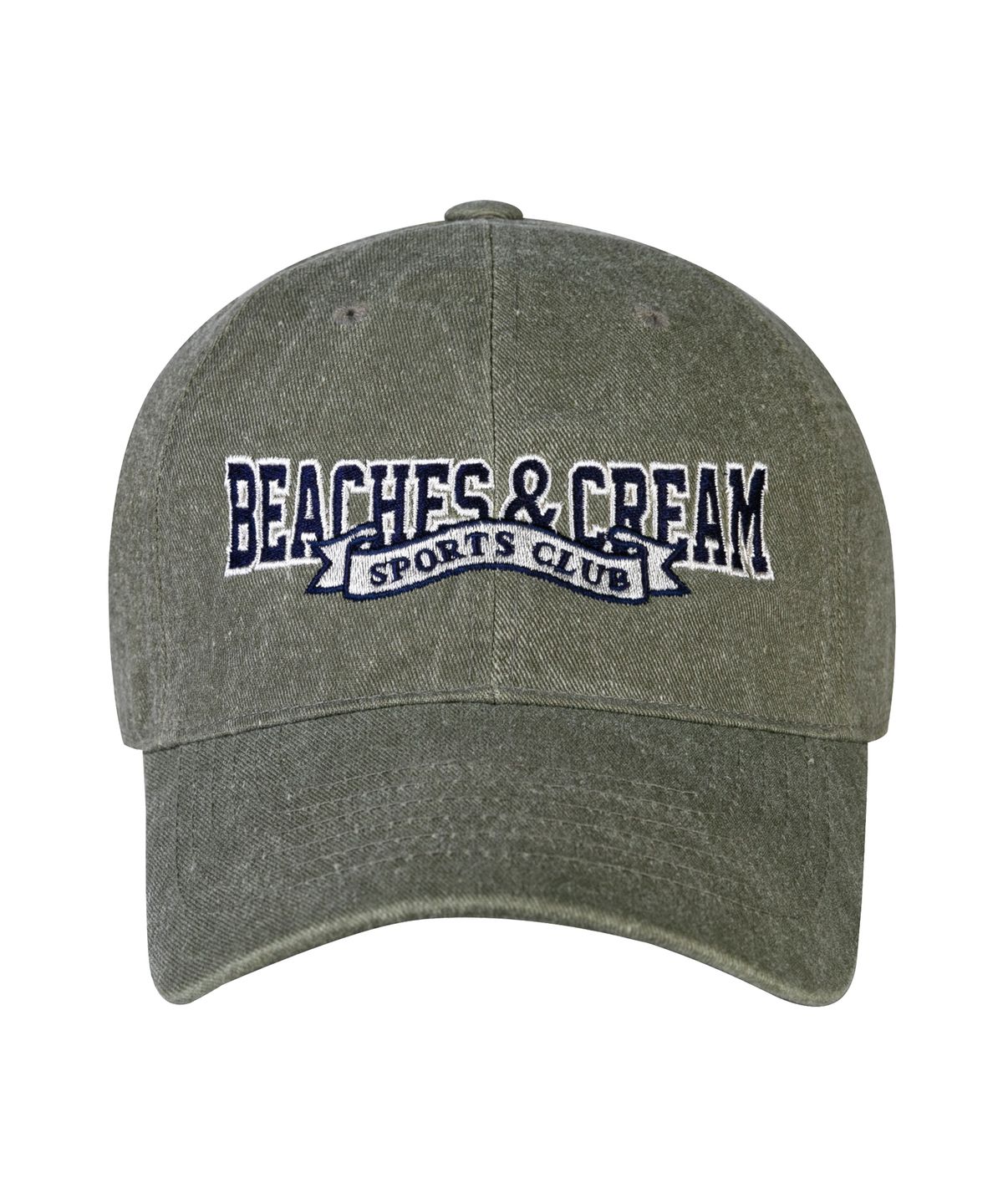 비치스앤크림(BEACHESANDCREAM) SPORTS CLUB PIGMENT BALL CAP-KHAKI