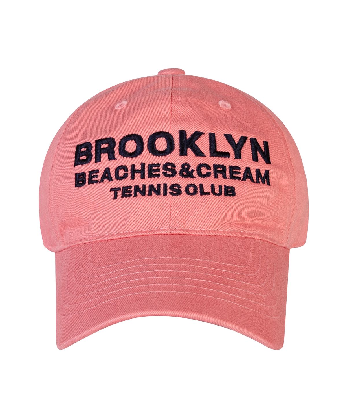비치스앤크림(BEACHESANDCREAM) BROOKLYN TENNIS CLUB BALL CAP-INDI PINK
