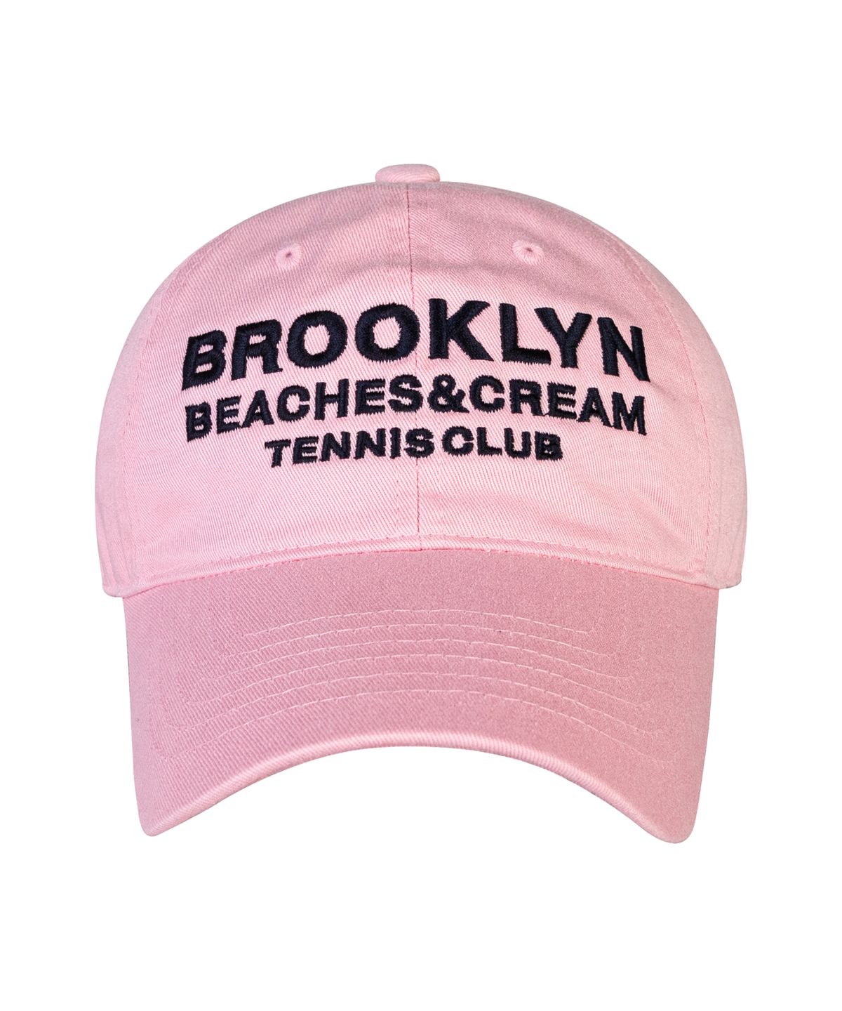 비치스앤크림(BEACHESANDCREAM) BROOKLYN TENNIS CLUB BALL CAP-LIGHT PINK