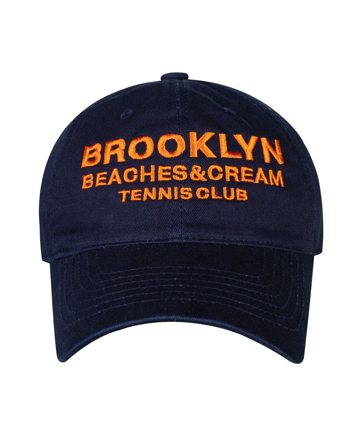 비치스앤크림(BEACHESANDCREAM) BROOKLYN TENNIS CLUB BALL CAP-NAVY
