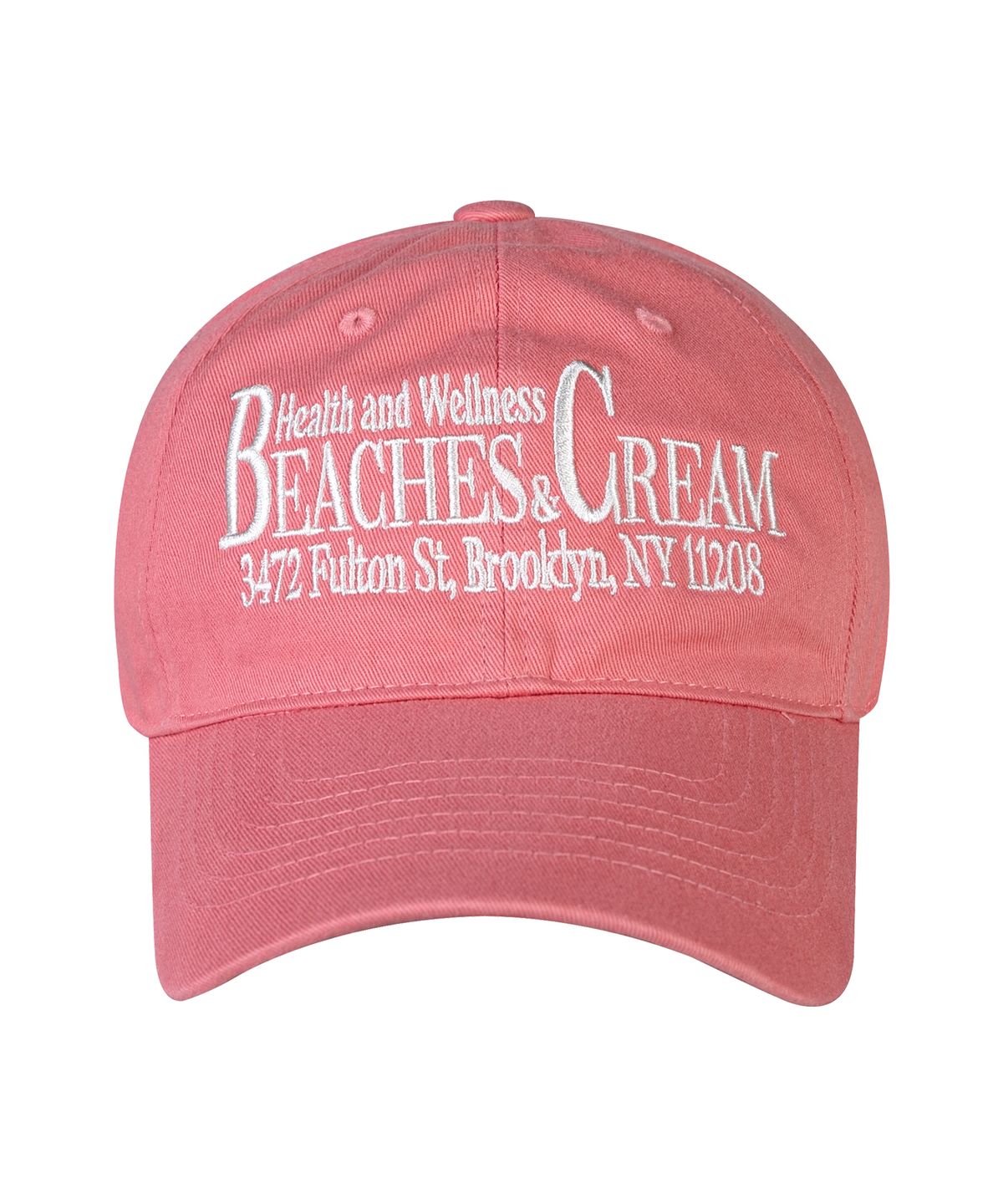 비치스앤크림(BEACHESANDCREAM) HEALTH AND WELLNESS BALL CAP-INDIE PINK